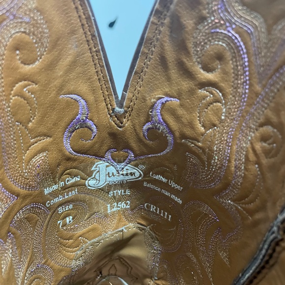 Justin Women’s Stampede Western Boot 7 - Picture 5 of 5